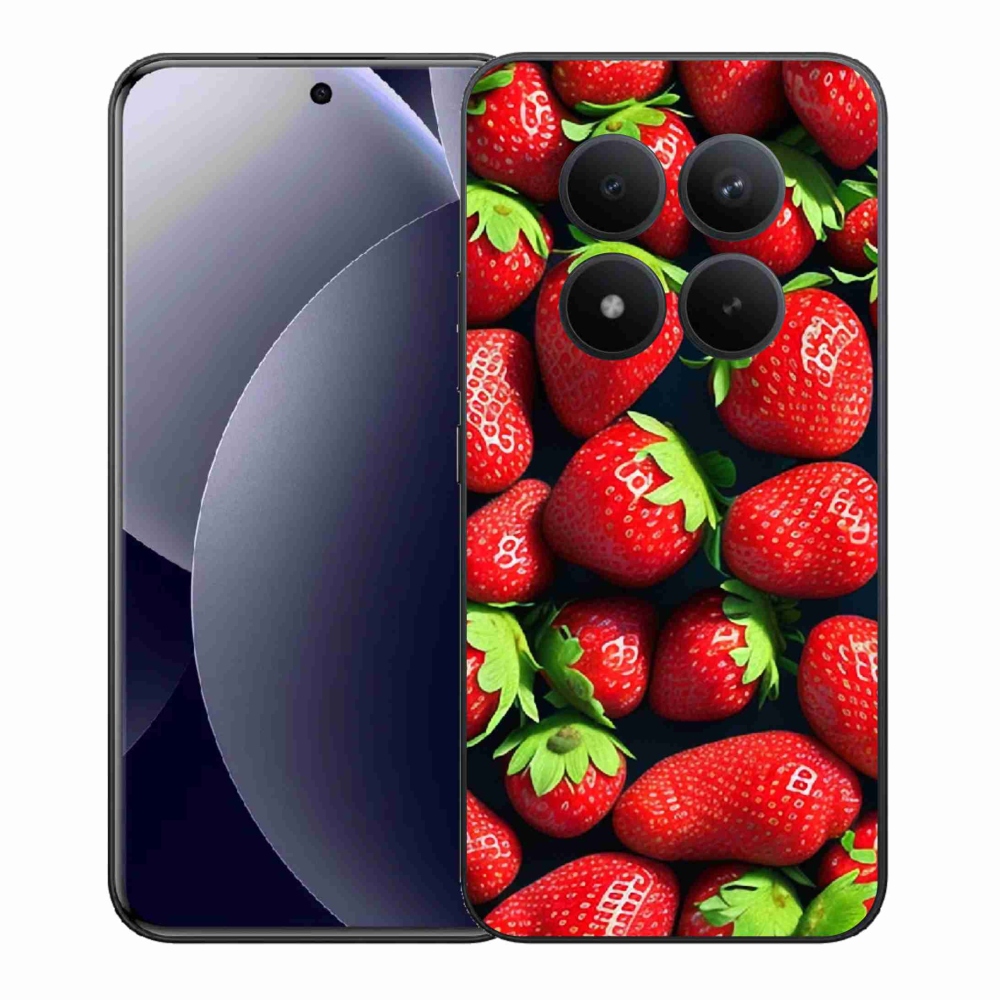 Gélový kryt mmCase na Xiaomi Redmi Note 15 Pro+ 5G/Xiaomi Poco M8 Pro 5G - jahody
