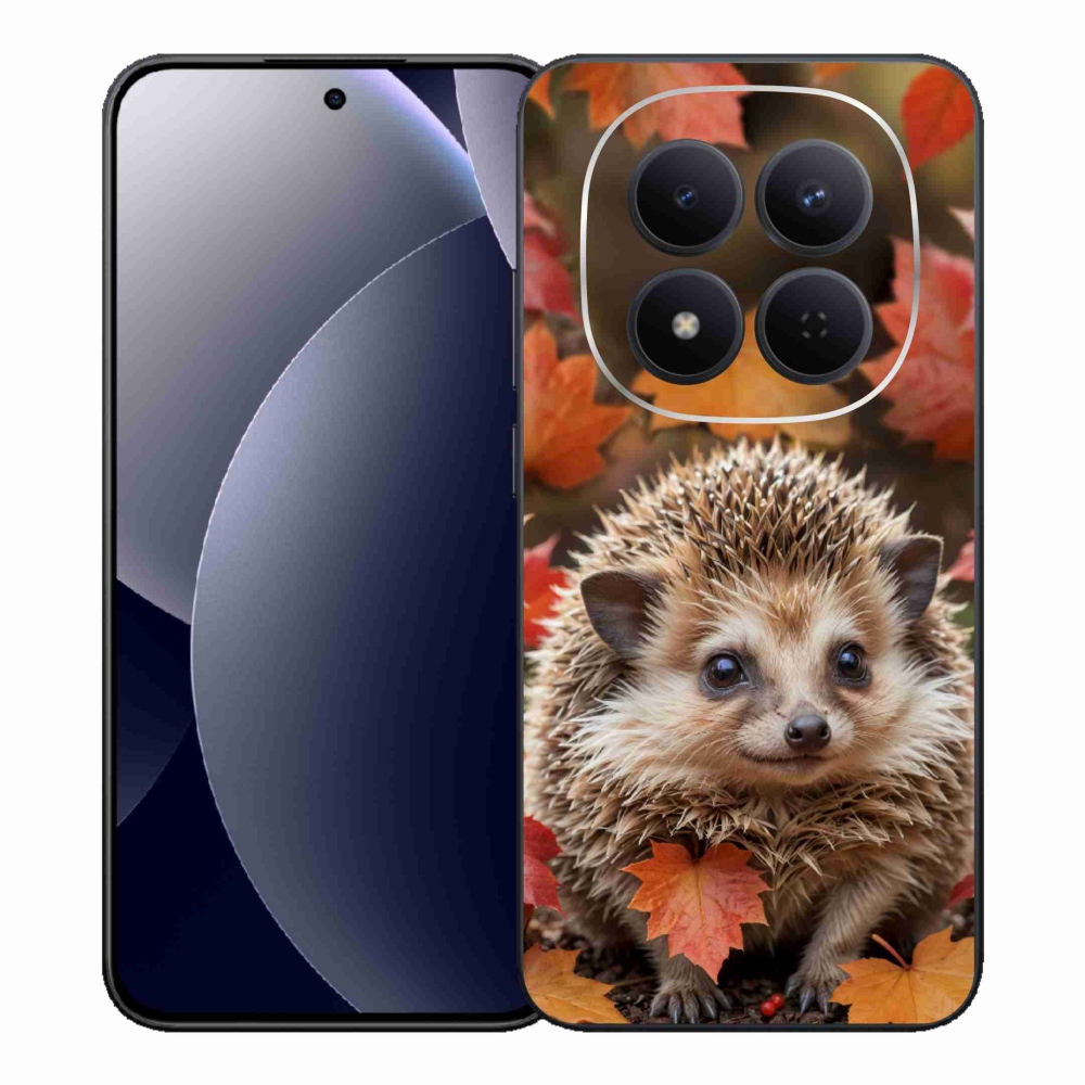 Gélový kryt mmCase na Xiaomi Redmi Note 15 Pre 5G - ježko v lístia