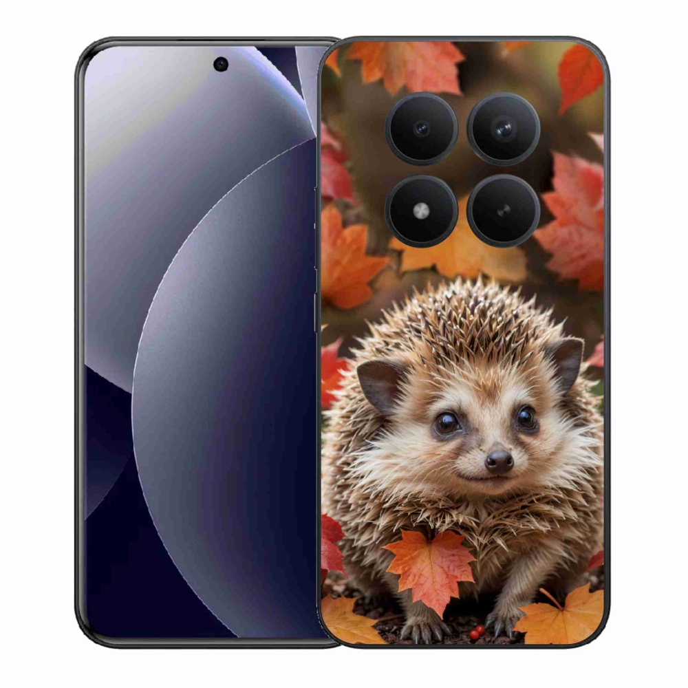 Gélový kryt mmCase na Xiaomi Redmi Note 15 Pro+ 5G - ježko v lístia