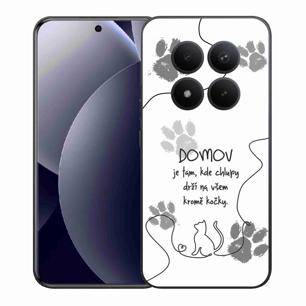 Gélový kryt mmCase na Xiaomi Redmi Note 15 Pro+ 5G/Xiaomi Poco M8 Pro 5G - mačacie motív biele pozadie