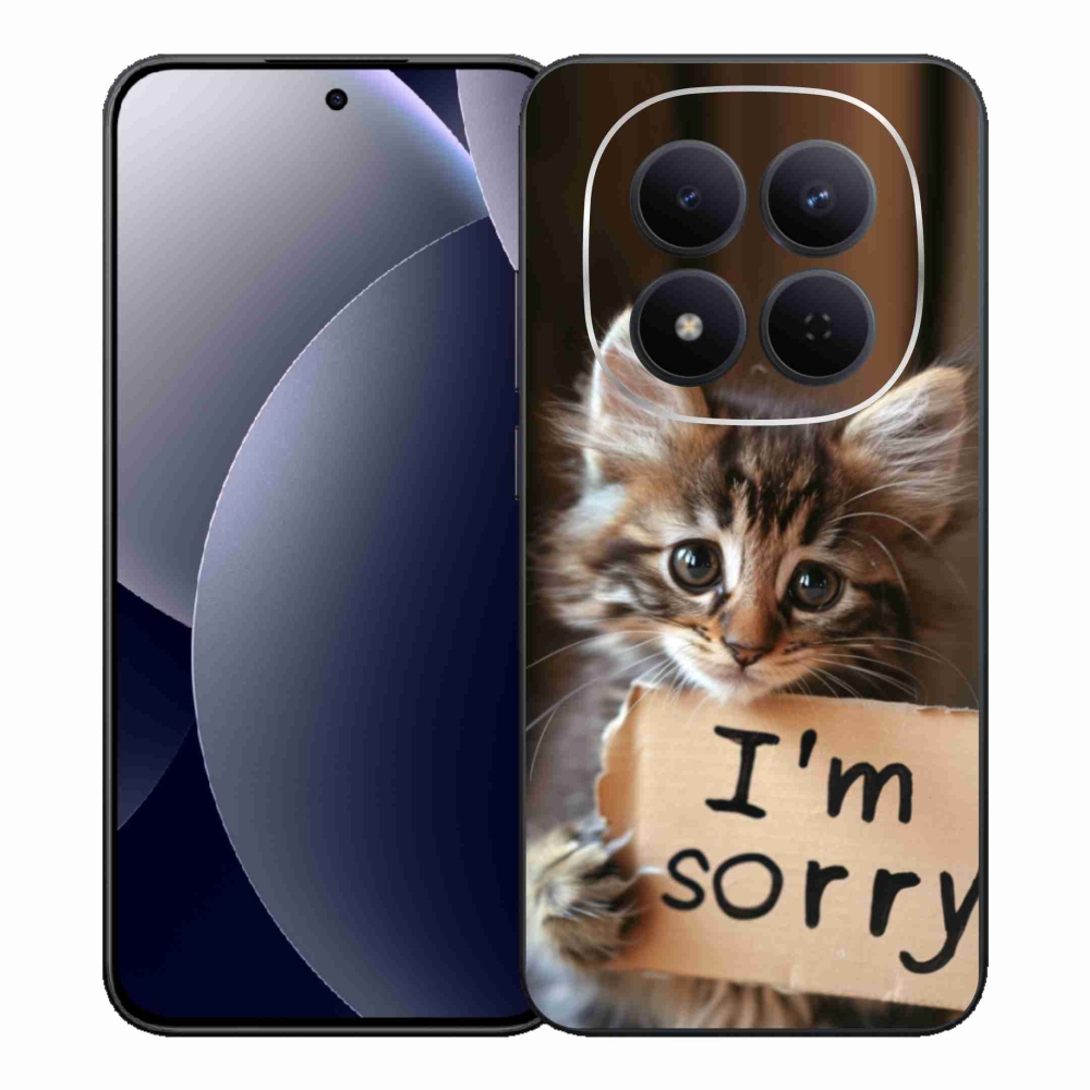 Gélový kryt mmCase na Xiaomi Redmi Note 15 Pro 5G - mačacie ospravedlnenie