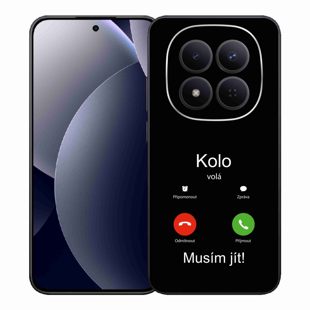 Gélový kryt mmCase na Xiaomi Redmi Note 15 Pro 5G - bicykel volá čierne pozadie