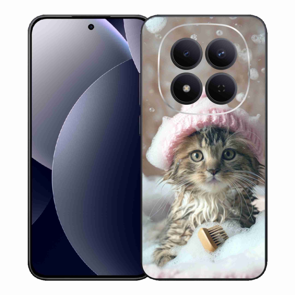 Gélový kryt mmCase na Xiaomi Redmi Note 15 Pro 5G - mačiatko a kúpeľ