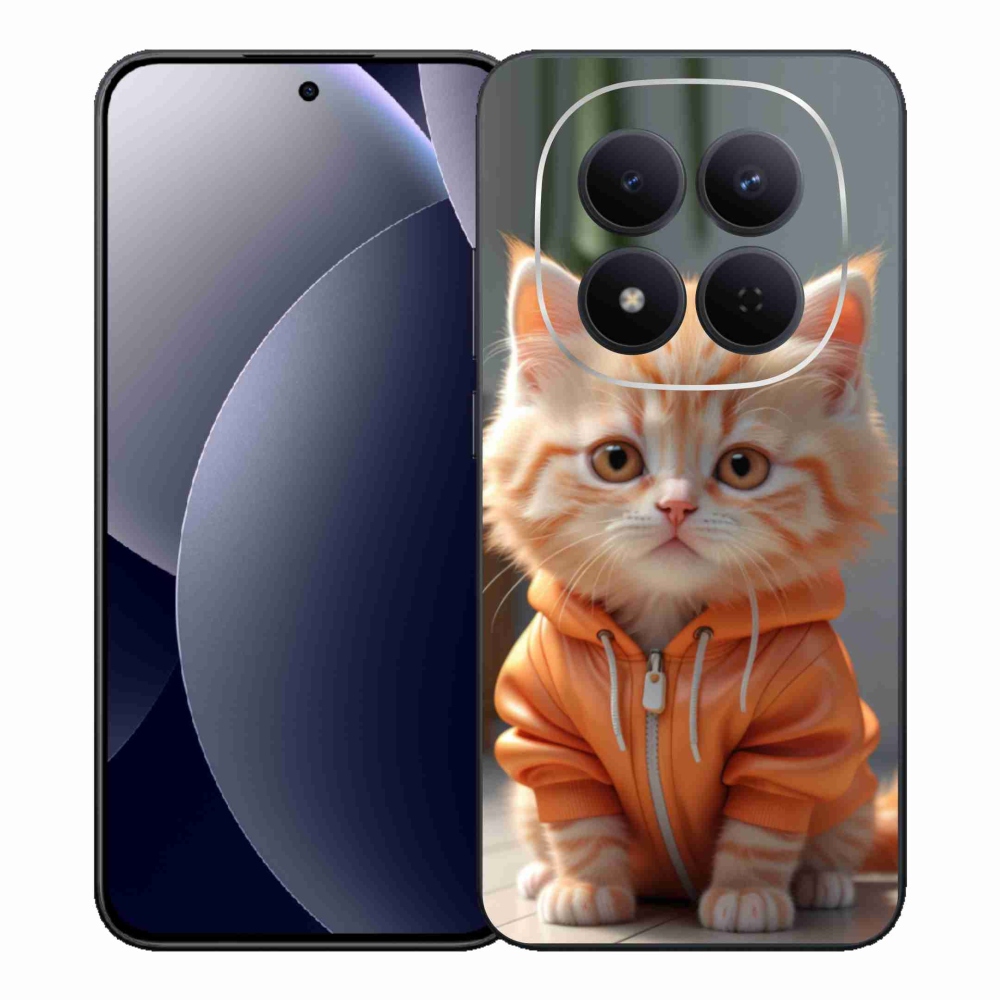 Gélový kryt mmCase na Xiaomi Redmi Note 15 Pro 5G - mačiatko v mikine