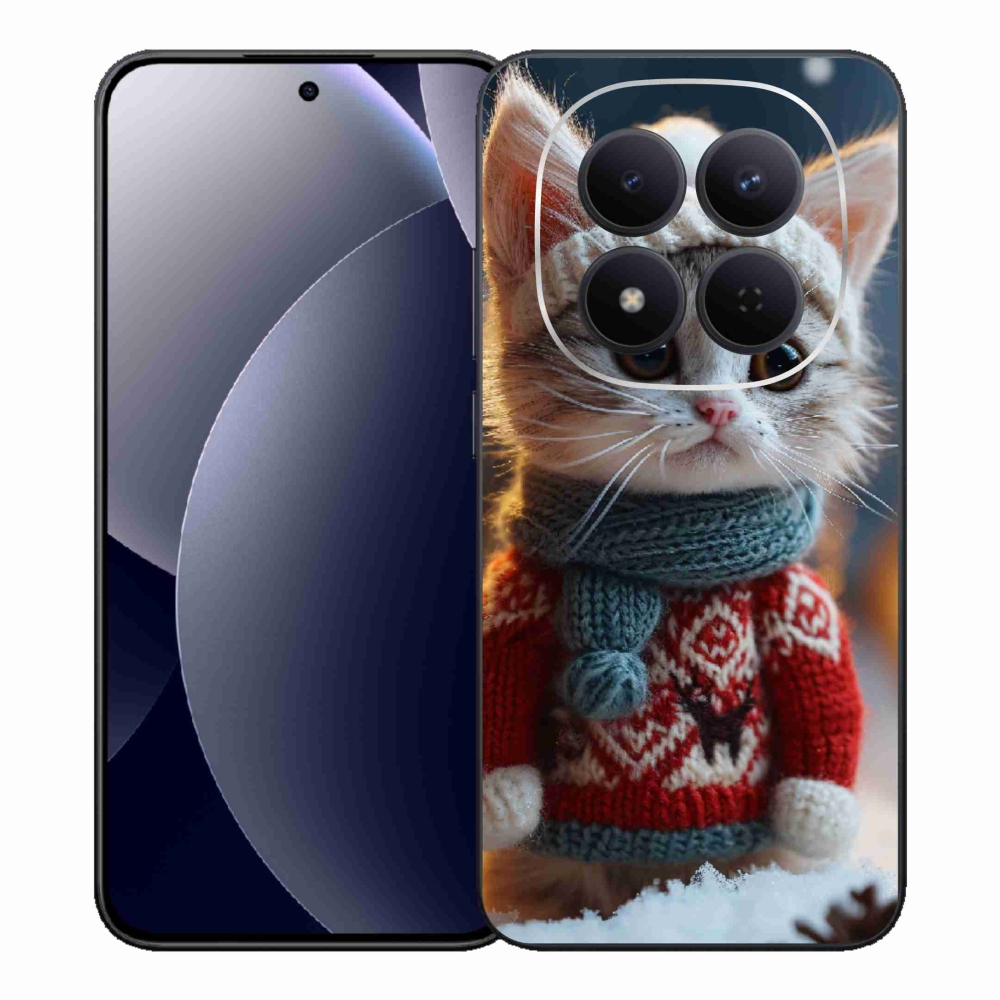 Gélový kryt mmCase na Xiaomi Redmi Note 15 Pro 5G - mačiatko vo svetri