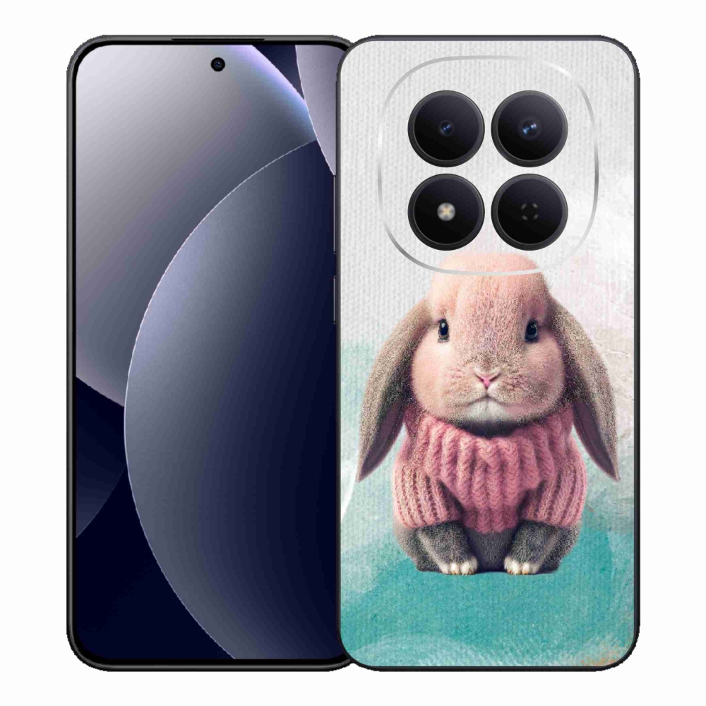Gélový kryt mmCase na Xiaomi Redmi Note 15 Pro 5G - zajačik vo svetri