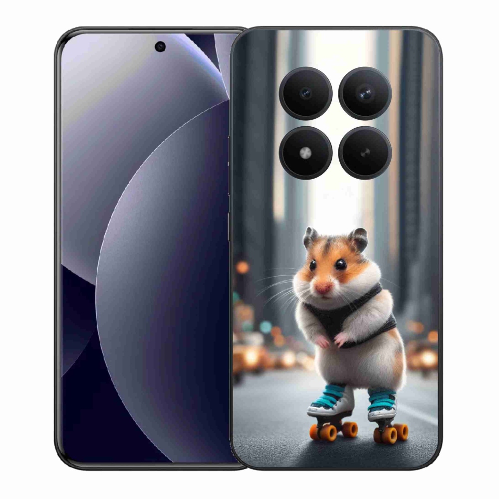 Gélový kryt mmCase na Xiaomi Redmi Note 15 Pro+ 5G/Xiaomi Poco M8 Pro 5G - škrečok na korčuliach