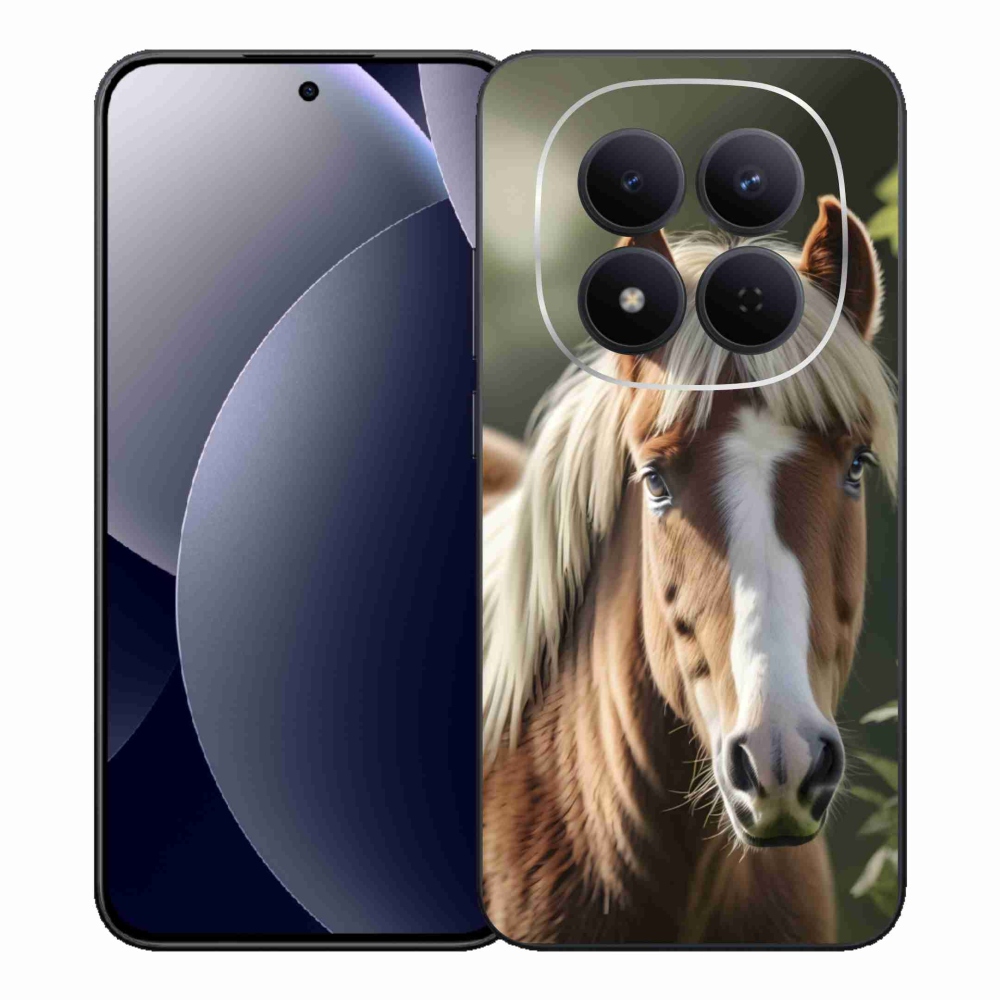 Gélový kryt mmCase na Xiaomi Redmi Note 15 Pre 5G - kôň so svetlou hrivou