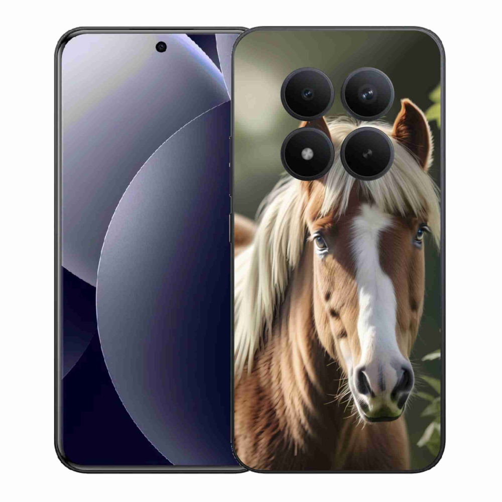 Gélový kryt mmCase na Xiaomi Redmi Note 15 Pro+ 5G - kôň so svetlou hrivou