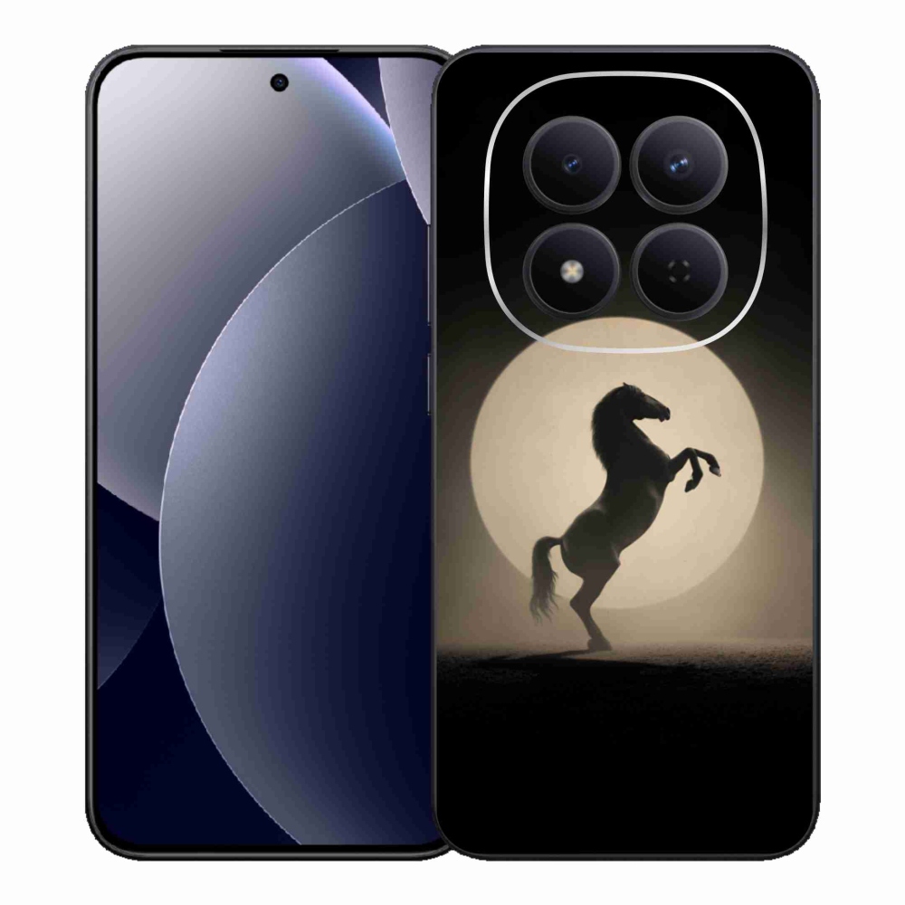 Gélový kryt mmCase na Xiaomi Redmi Note 15 Pro 5G - kôň v siluete