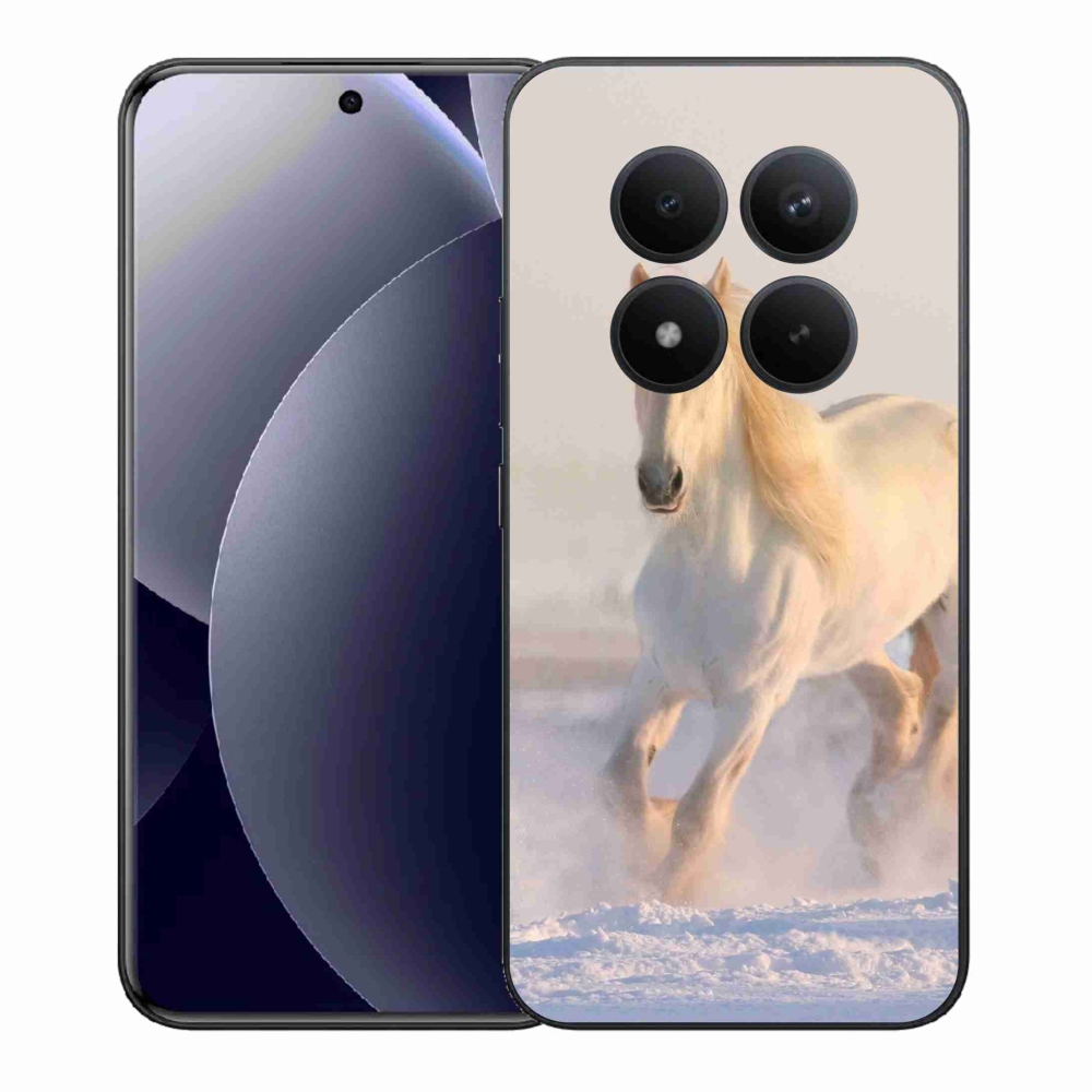 Gélový kryt mmCase na Xiaomi Redmi Note 15 Pro+ 5G/Xiaomi Poco M8 Pro 5G - kôň v snehu