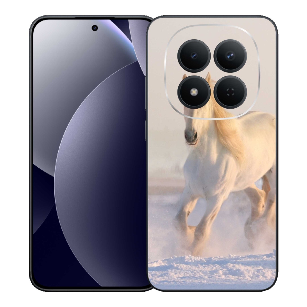 Gélový kryt mmCase na Xiaomi Redmi Note 15 Pro 5G - kôň v snehu