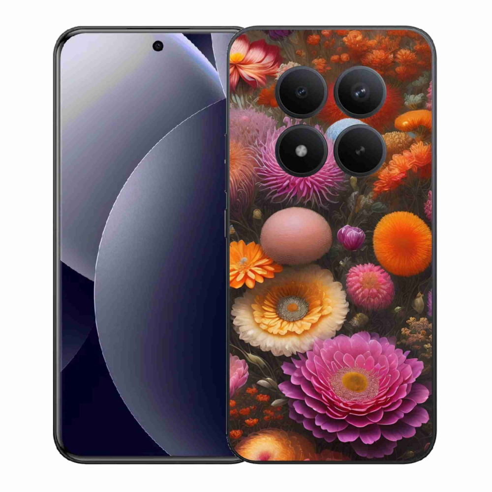 Gélový kryt mmCase na Xiaomi Redmi Note 15 Pro+ 5G/Xiaomi Poco M8 Pro 5G - kvetinová kompozícia
