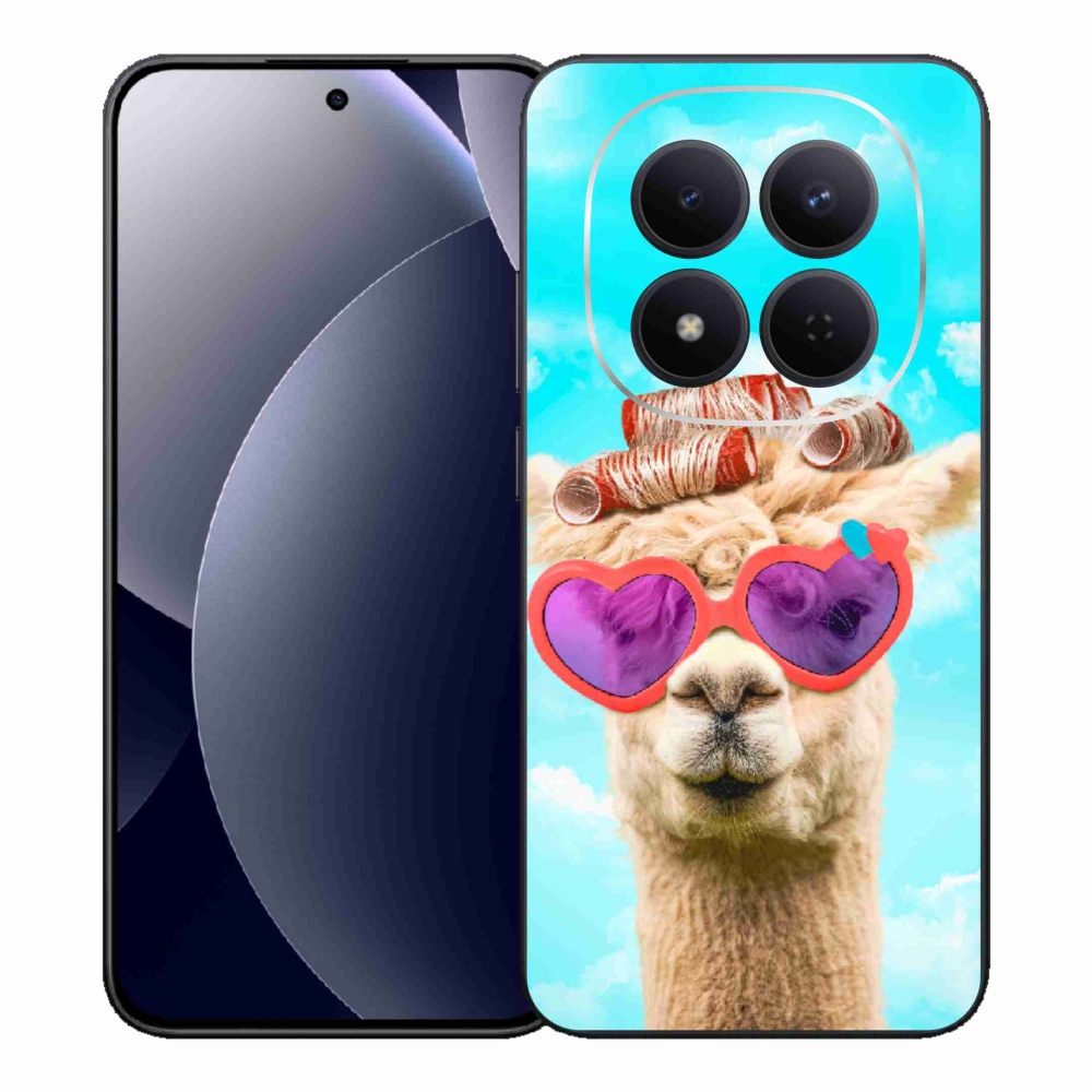 Gélový kryt mmCase na Xiaomi Redmi Note 15 Pro 5G - lama s okuliarmi