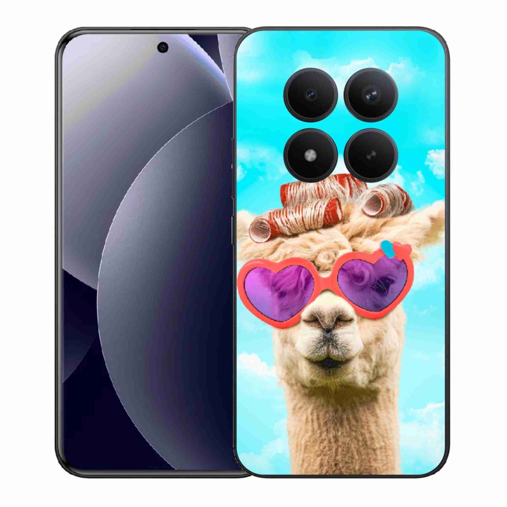Gélový kryt mmCase na Xiaomi Redmi Note 15 Pro+ 5G/Xiaomi Poco M8 Pro 5G - lama s okuliarmi
