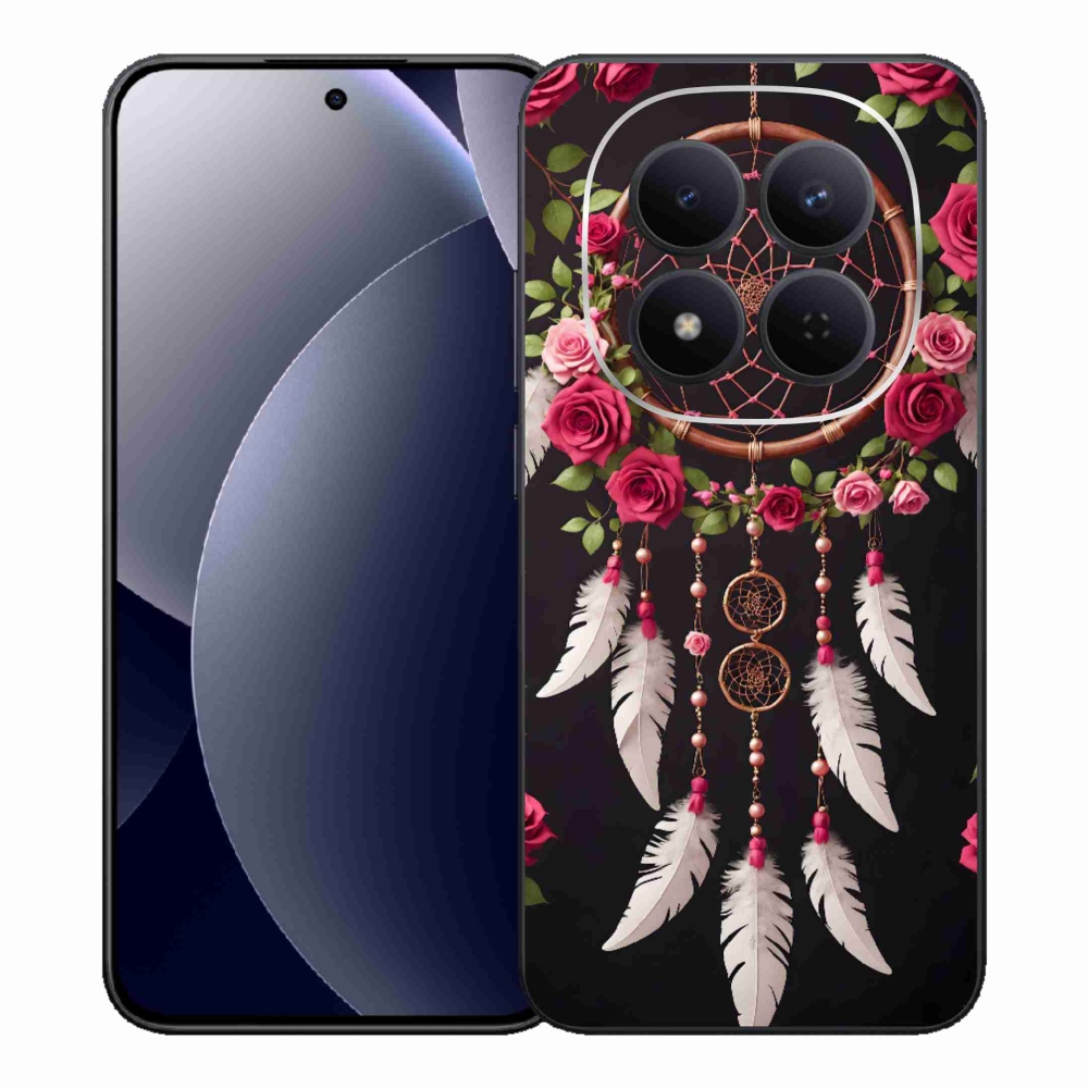 Gélový kryt mmCase na Xiaomi Redmi Note 15 Pro 5G - lapač snov s ružami