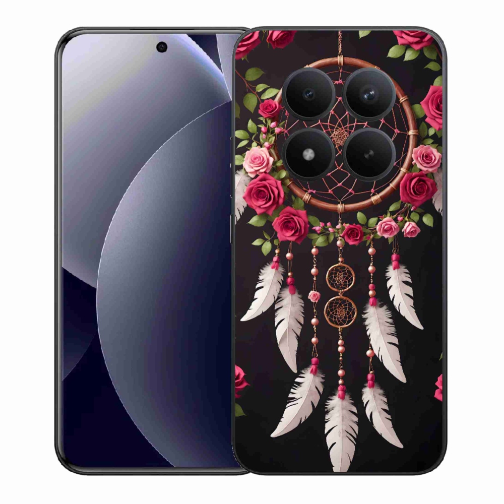 Gélový kryt mmCase na Xiaomi Redmi Note 15 Pro + 5G - lapač snov s ružami