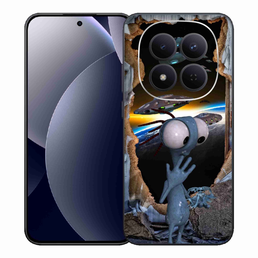 Gélový kryt mmCase na Xiaomi Redmi Note 15 Pro 5G - mimozemšťan