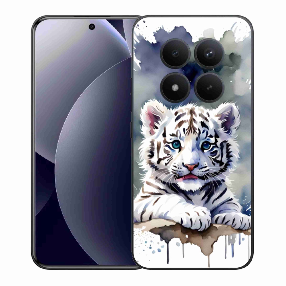 Gélový kryt mmCase na Xiaomi Redmi Note 15 Pro+ 5G/Xiaomi Poco M8 Pro 5G - mláďa bieleho tigra