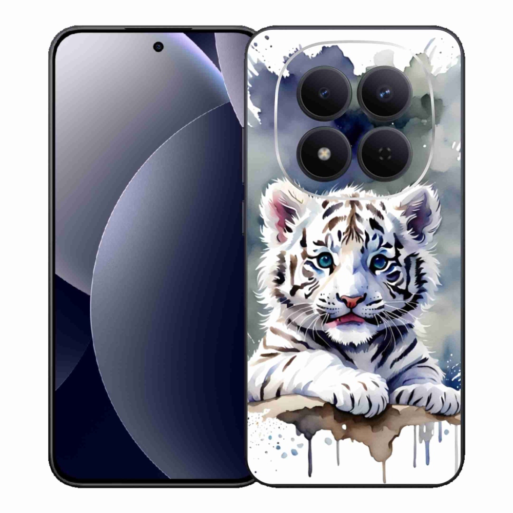 Gélový kryt mmCase na Xiaomi Redmi Note 15 Pro 5G - mláďa bieleho tigra