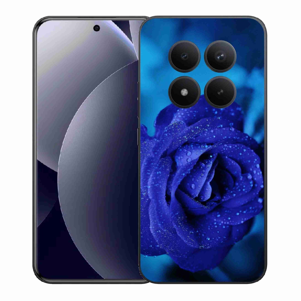 Gélový kryt mmCase na Xiaomi Redmi Note 15 Pro+ 5G/Xiaomi Poco M8 Pro 5G - modrá ruža
