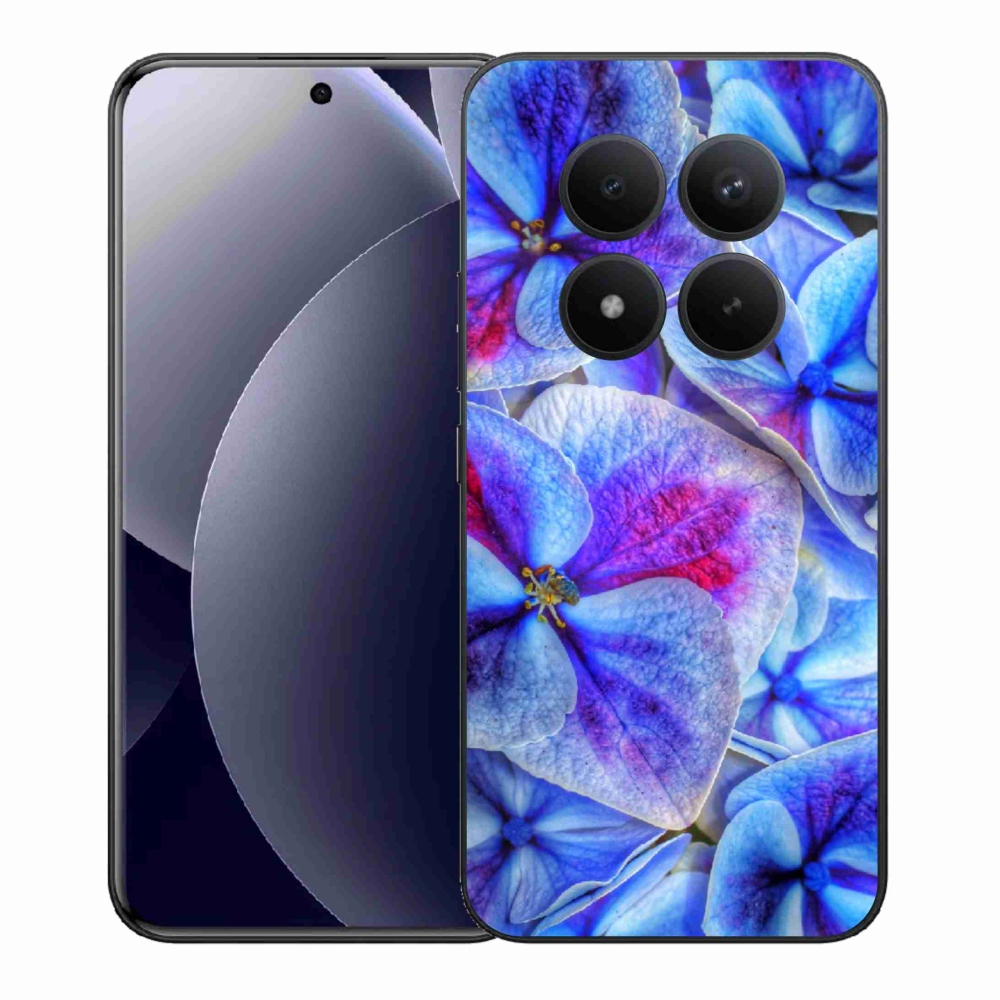 Gélový kryt mmCase na Xiaomi Redmi Note 15 Pro+ 5G/Xiaomi Poco M8 Pro 5G - modré kvety 1