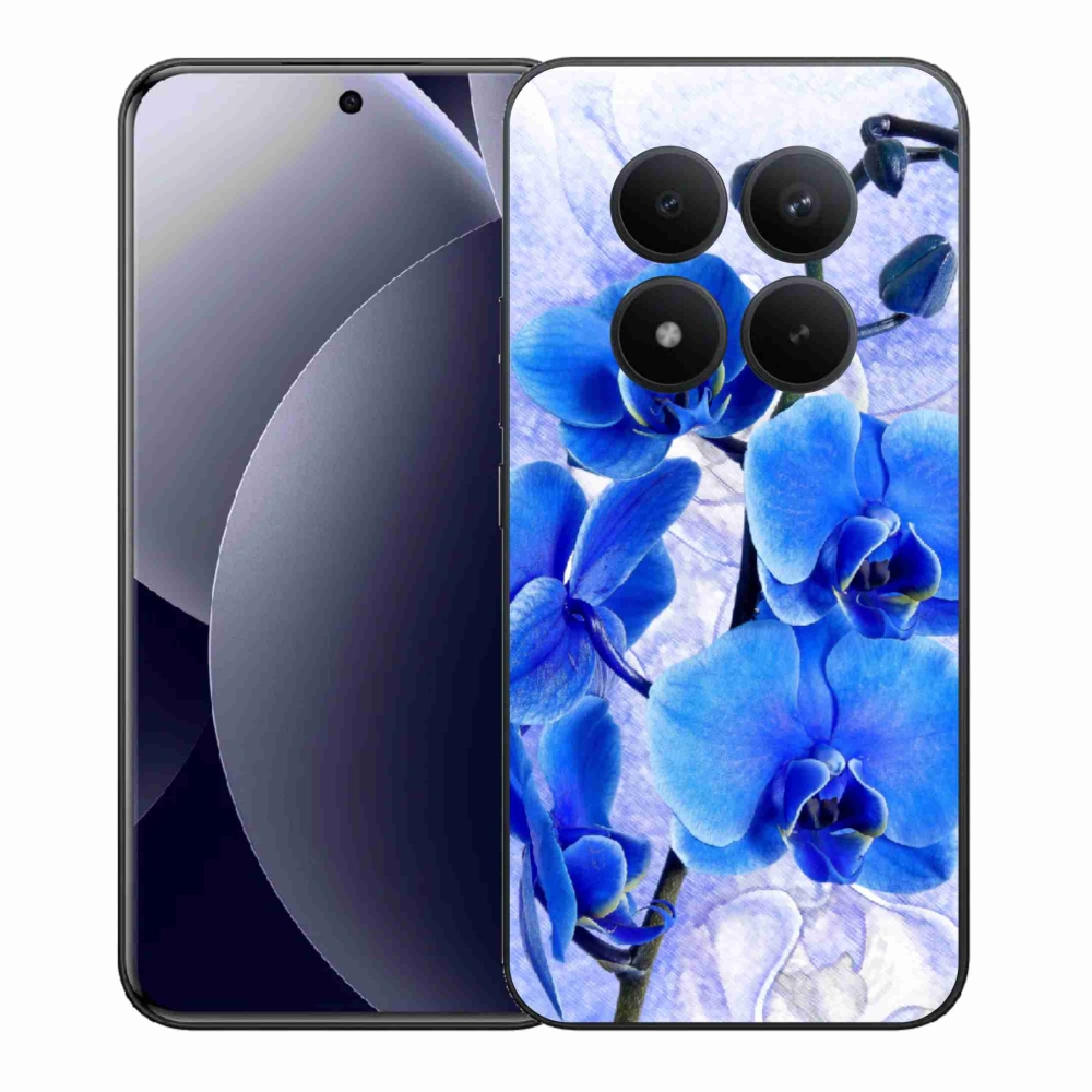 Gélový kryt mmCase na Xiaomi Redmi Note 15 Pro+ 5G/Xiaomi Poco M8 Pro 5G - modré kvety