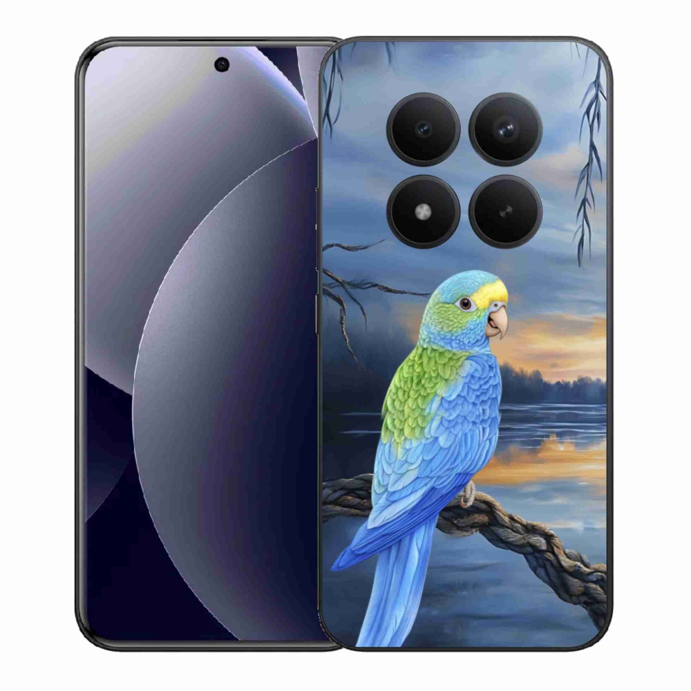 Gélový kryt mmCase na Xiaomi Redmi Note 15 Pro+ 5G/Xiaomi Poco M8 Pro 5G - modrý papagáj