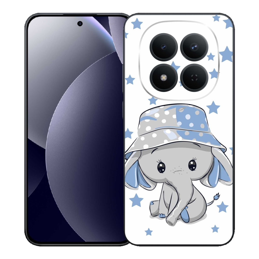 Gélový kryt mmCase na Xiaomi Redmi Note 15 Pro 5G - modrý slon