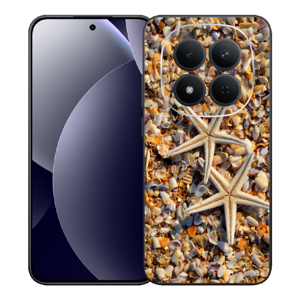 Gélový kryt mmCase na Xiaomi Redmi Note 15 Pro 5G - morské hviezdice