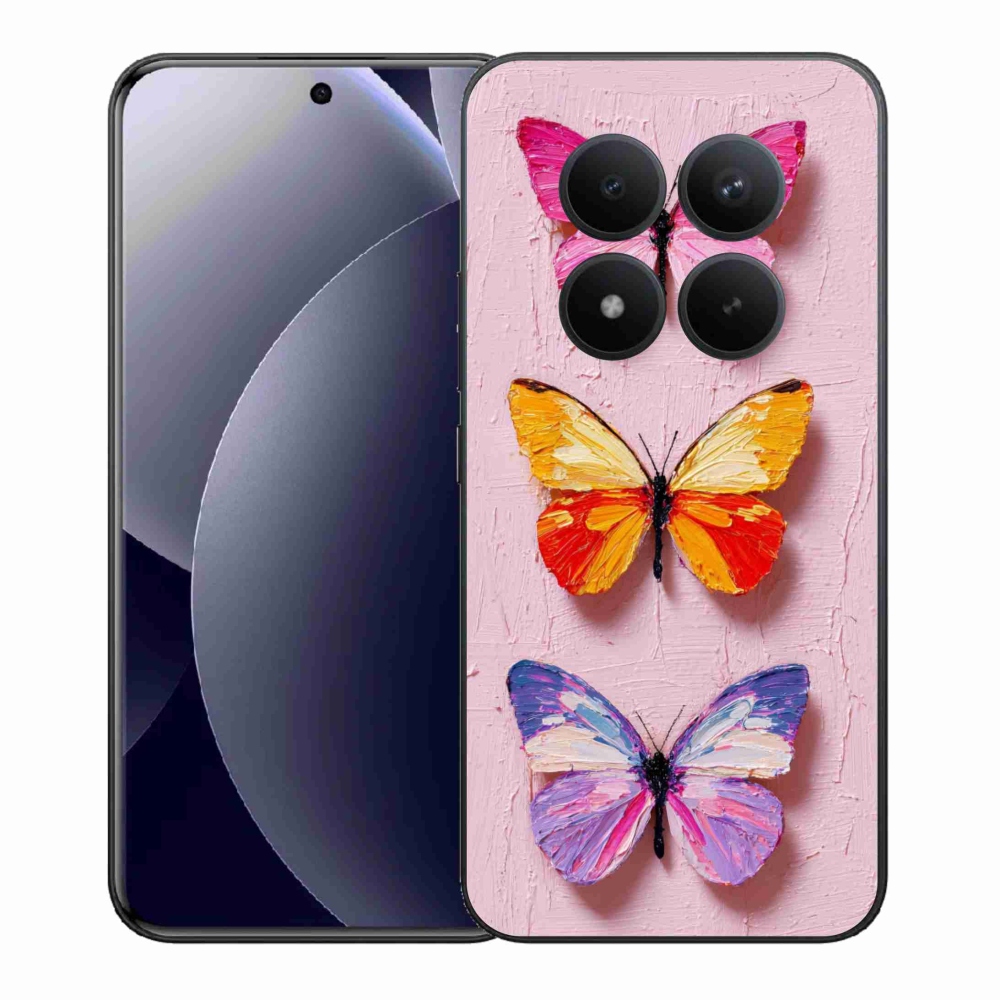 Gélový kryt mmCase na Xiaomi Redmi Note 15 Pro+ 5G/Xiaomi Poco M8 Pro 5G - motýlia trojica