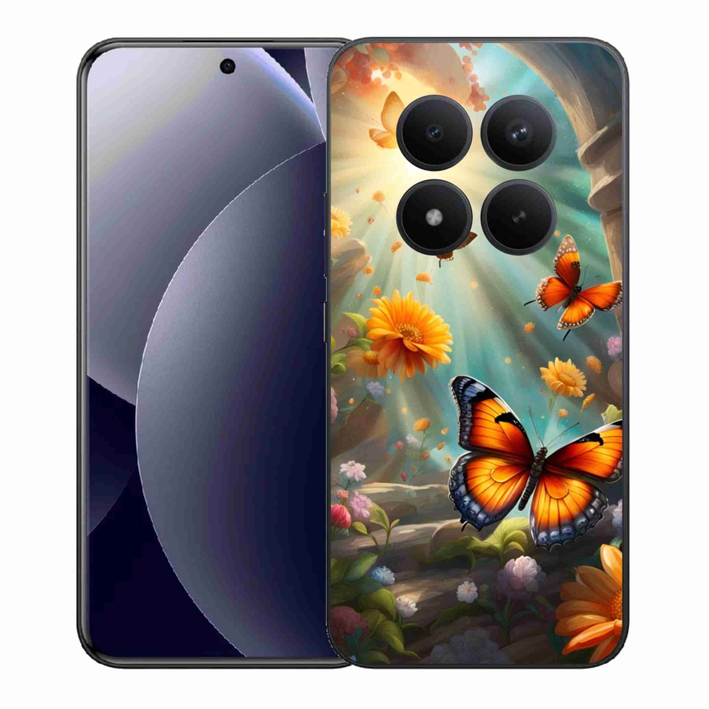 Gélový kryt mmCase na Xiaomi Redmi Note 15 Pro+ 5G/Xiaomi Poco M8 Pro 5G - motýlia záhrada 2