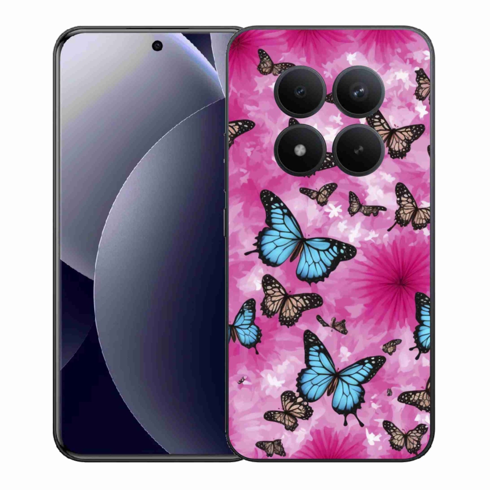 Gélový kryt mmCase na Xiaomi Redmi Note 15 Pro+ 5G/Xiaomi Poco M8 Pro 5G - motýlia záhrada