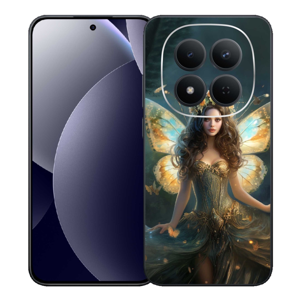 Gélový kryt mmCase na Xiaomi Redmi Note 15 Pro 5G - motýlia žena