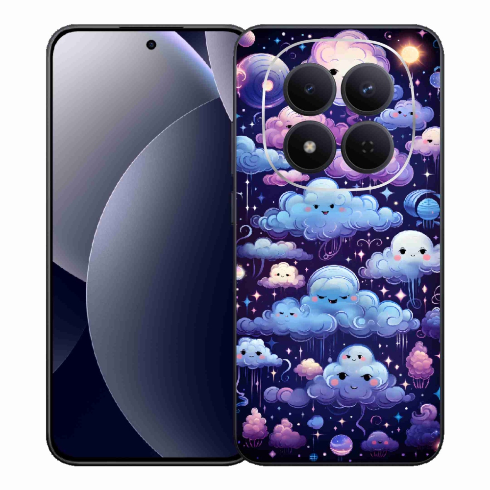 Gélový kryt mmCase na Xiaomi Redmi Note 15 Pro 5G - mráčiky