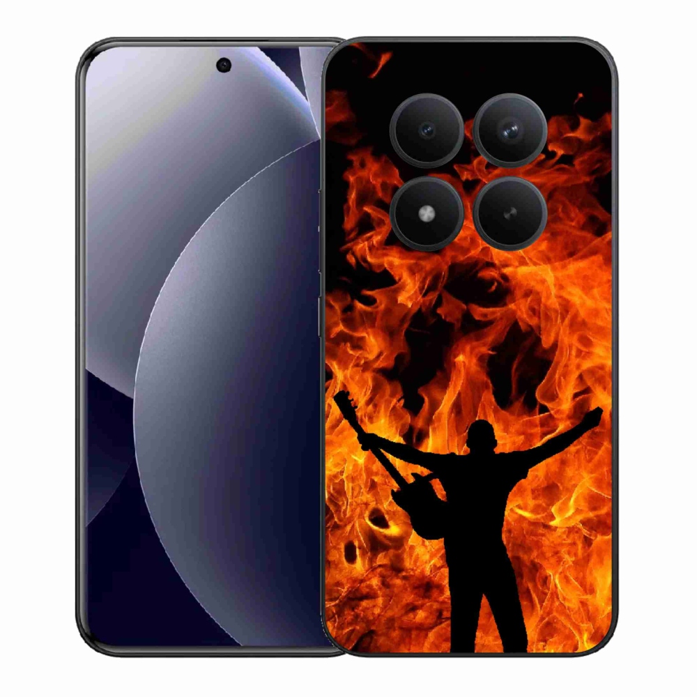 Gélový kryt mmCase na Xiaomi Redmi Note 15 Pro+ 5G/Xiaomi Poco M8 Pro 5G - muzikant a oheň