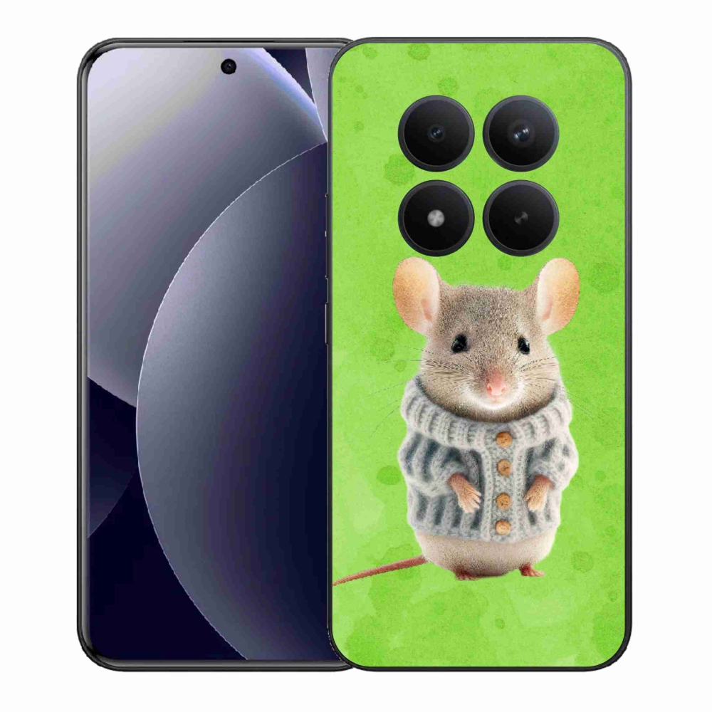 Gélový kryt mmCase na Xiaomi Redmi Note 15 Pro+ 5G/Xiaomi Poco M8 Pro 5G - myška vo svetri
