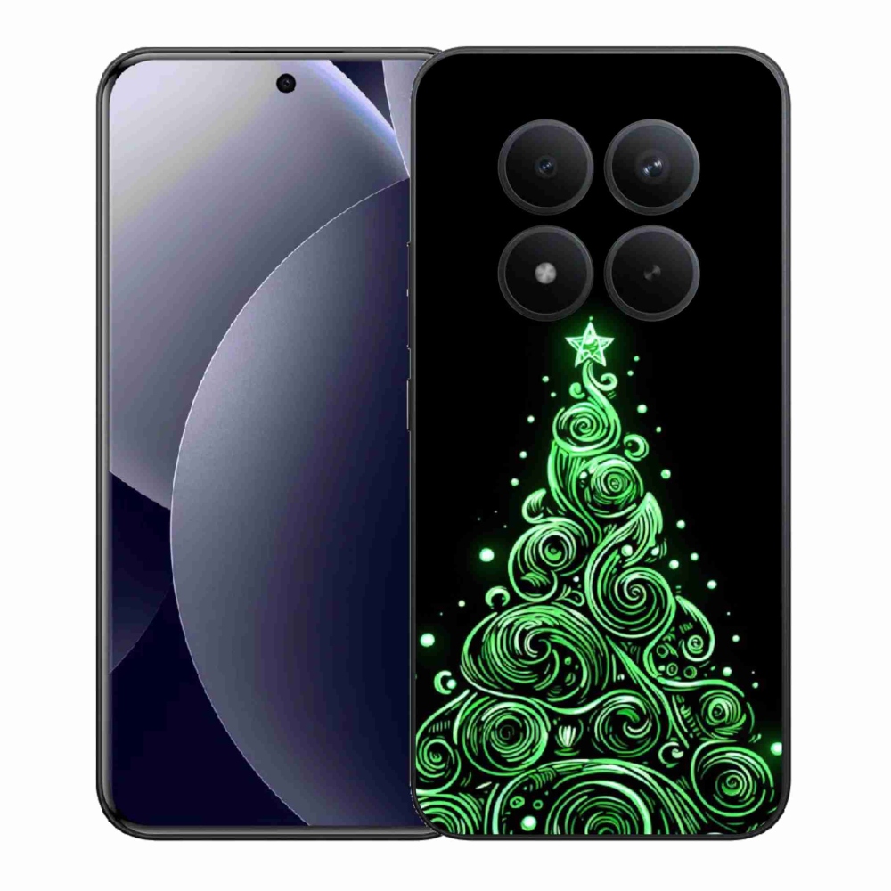 Gélový kryt mmCase na Xiaomi Redmi Note 15 Pro+ 5G/Xiaomi Poco M8 Pro 5G - neónový vianočný stromček 3