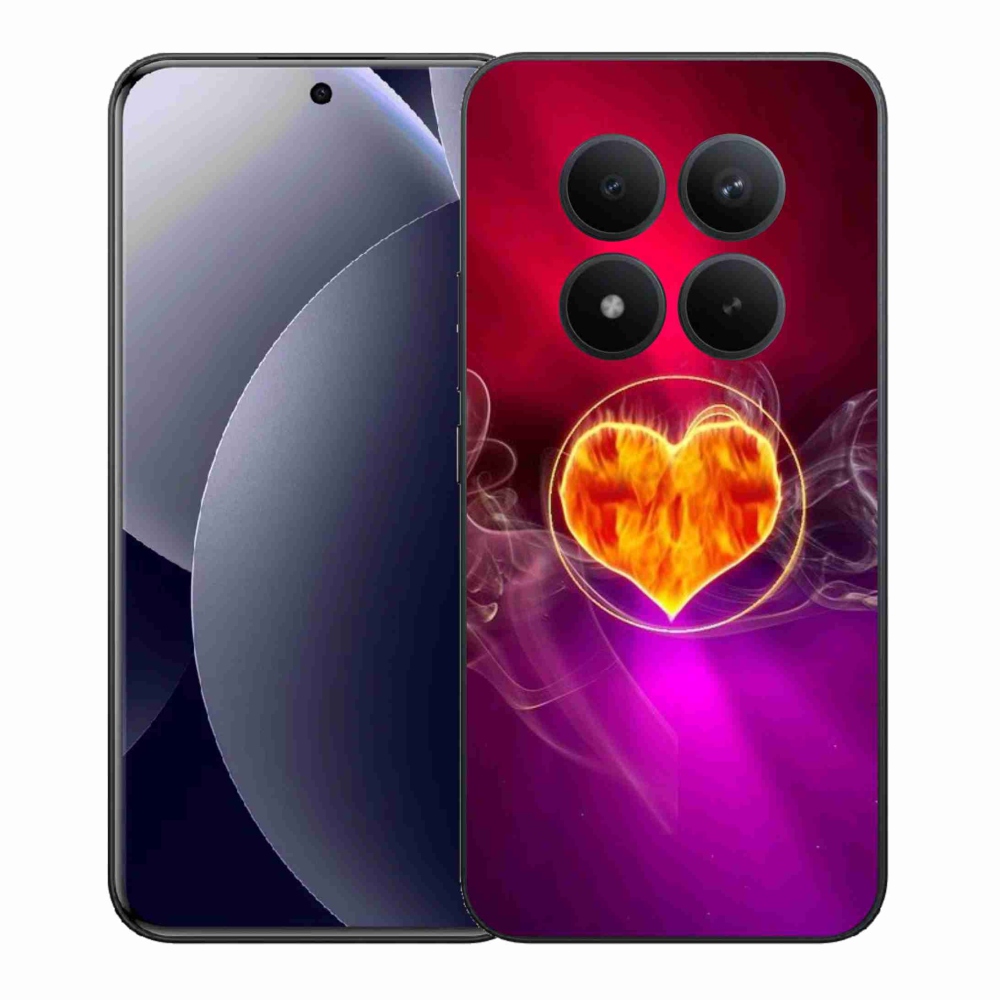 Gélový kryt mmCase na Xiaomi Redmi Note 15 Pro+ 5G/Xiaomi Poco M8 Pro 5G - ohnivé srdce