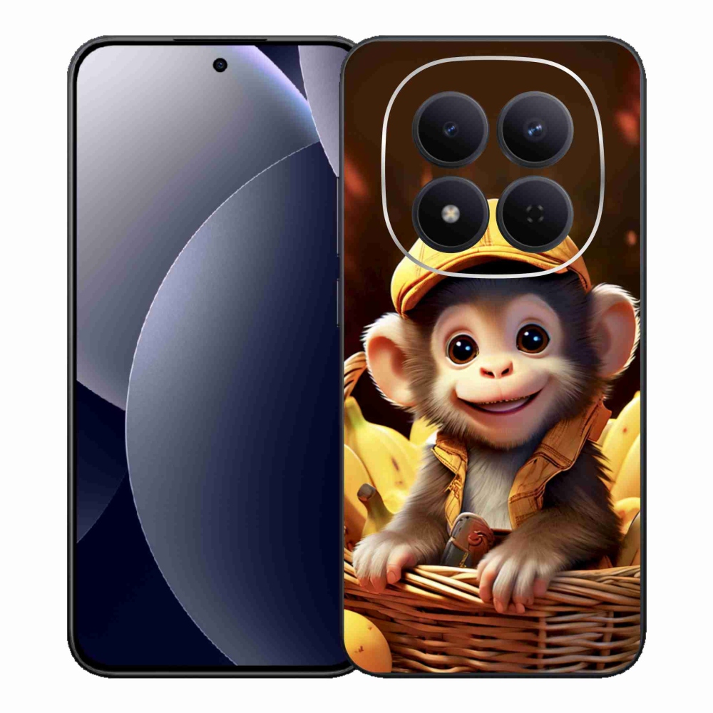 Gélový kryt mmCase na Xiaomi Redmi Note 15 Pro 5G - opice v košíku
