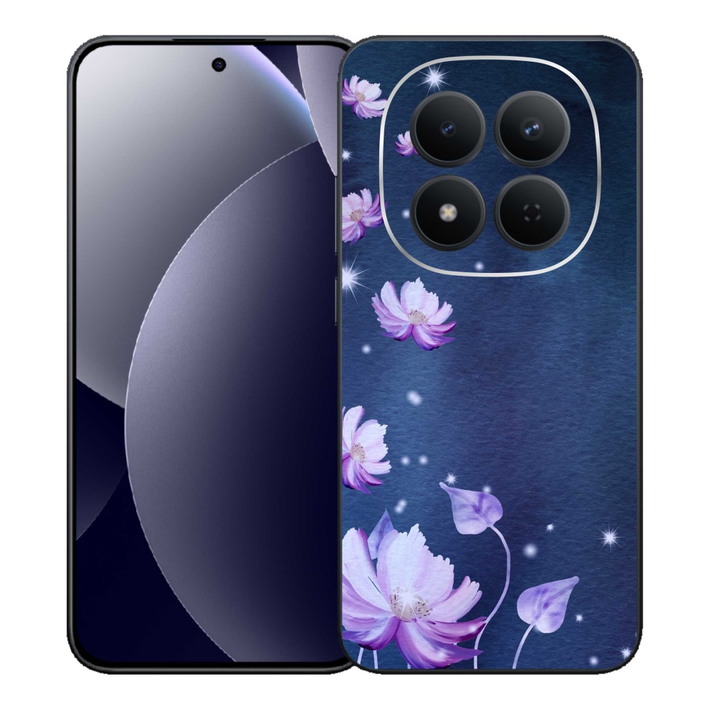 Gélový kryt mmCase na Xiaomi Redmi Note 15 Pro 5G - padajúce kvety