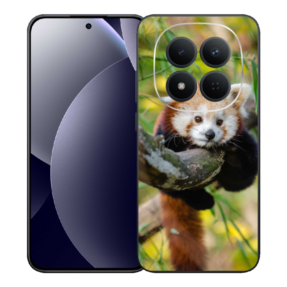 Gélový kryt mmCase na Xiaomi Redmi Note 15 Pro 5G - panda červená