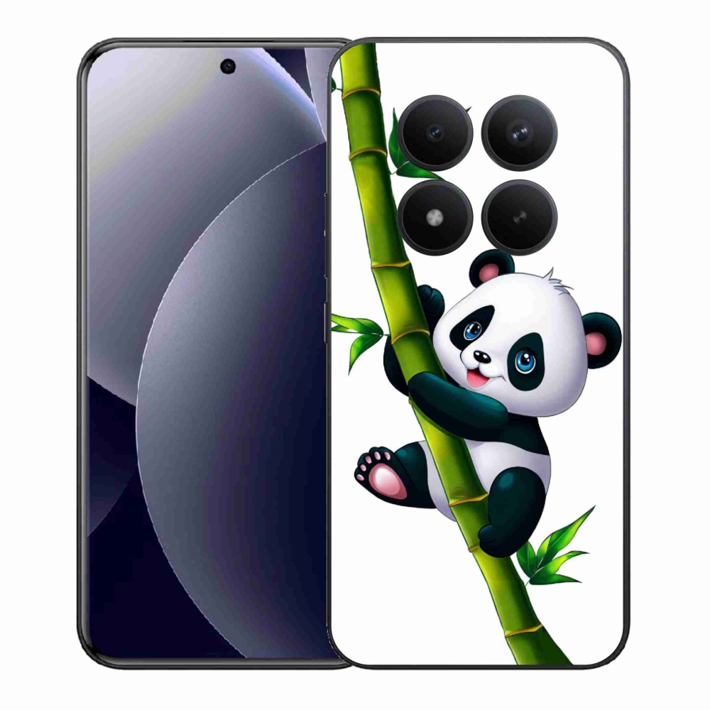 Gélový kryt mmCase na Xiaomi Redmi Note 15 Pro+ 5G/Xiaomi Poco M8 Pro 5G - panda na bambuse