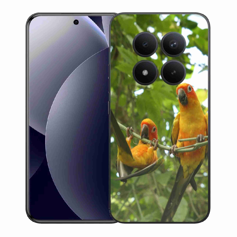 Gélový kryt mmCase na Xiaomi Redmi Note 15 Pro+ 5G/Xiaomi Poco M8 Pro 5G - papagáje aratingy