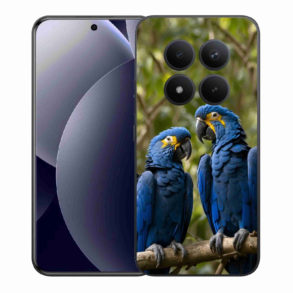 Gélový kryt mmCase na Xiaomi Redmi Note 15 Pro+ 5G - papagájové duo