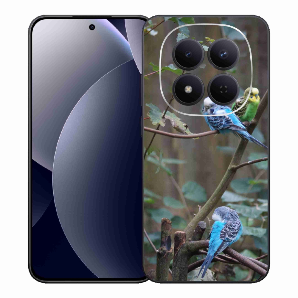 Gélový kryt mmCase na Xiaomi Redmi Note 15 Pre 5G - papagáje na vetve