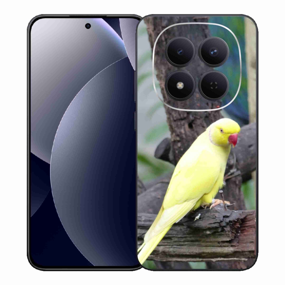 Gélový kryt mmCase na Xiaomi Redmi Note 15 Pro 5G - papagáj alexander žltý