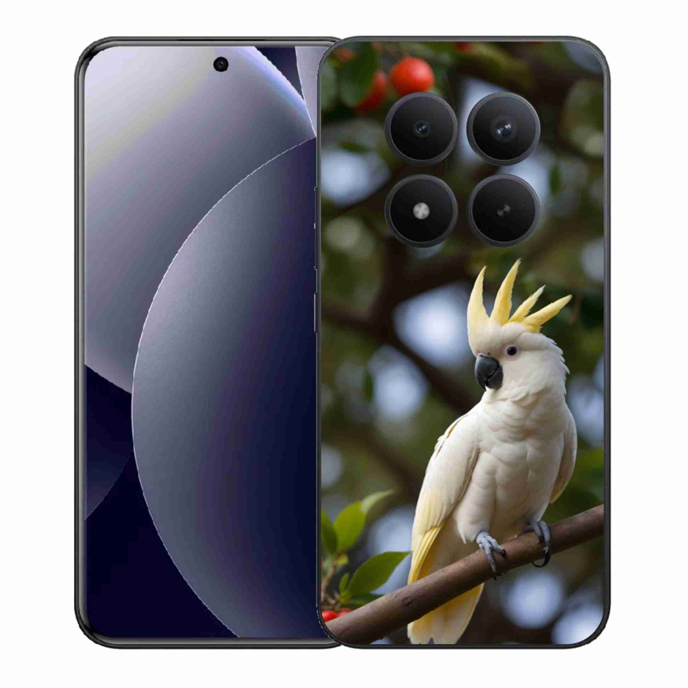 Gélový kryt mmCase na Xiaomi Redmi Note 15 Pro+ 5G - papagáj kakadu 3