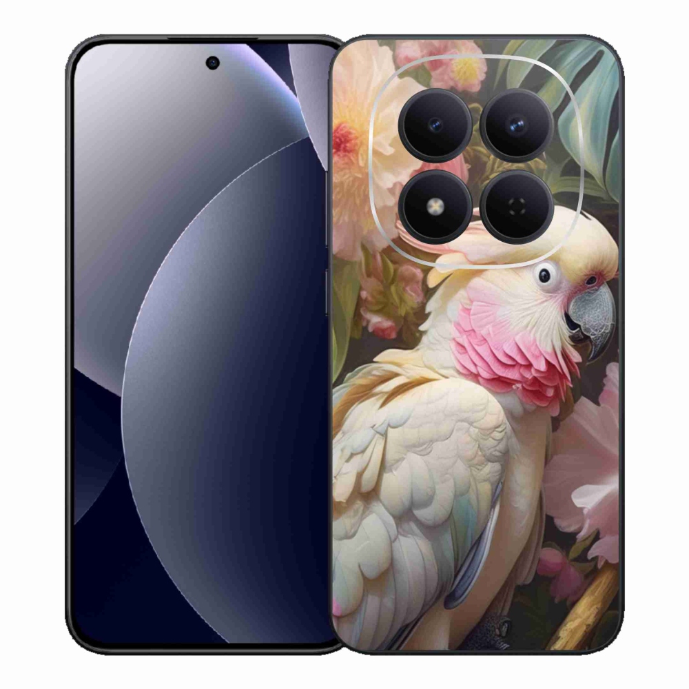 Gélový kryt mmCase na Xiaomi Redmi Note 15 Pro 5G - papagáj kakadu ružový 2