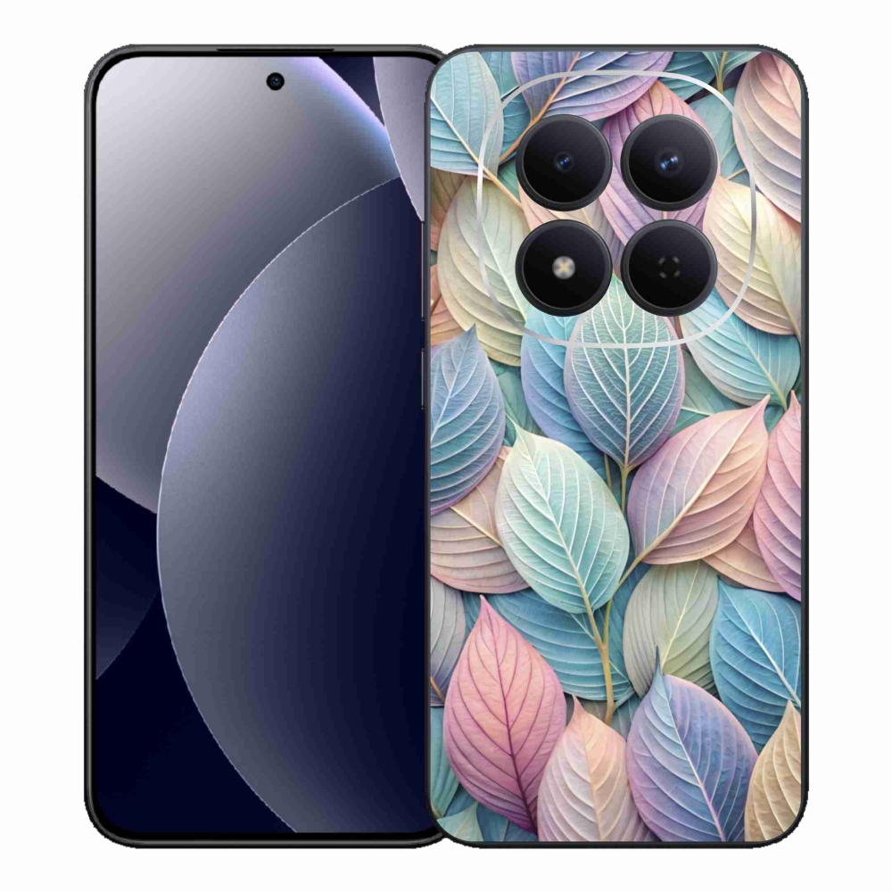 Gélový kryt mmCase na Xiaomi Redmi Note 15 Pro 5G - pastelové listy